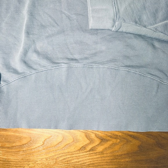 Joy Lab Women's Blue Cropped Crewneck Sweatshirt XL - Picture 7 of 7